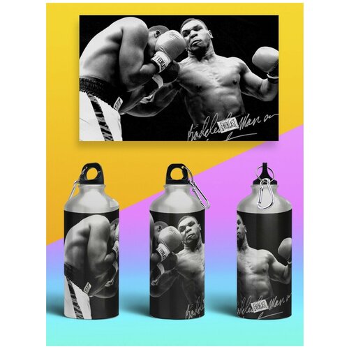 фото Бутылка спортивная, туристическая фляга, 500мл спорт бокс майк тайсон - 243 brutbottle