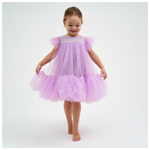 фото Платье kaftan, размер 34, фиолетовый