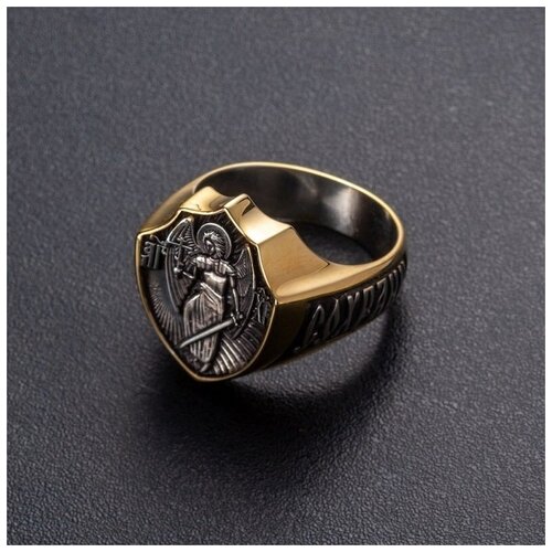 фото Кольцо даръ кольцо из серебра с молитвой "ангел-хранитель" (6479)