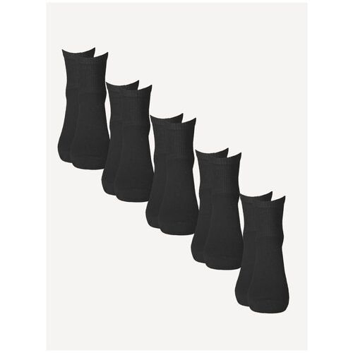 фото С259кч/23-25/37-39, носки женские, спортивная резинка, средняя высота, набор 5 пар, ишимбайская чулочная фабрика