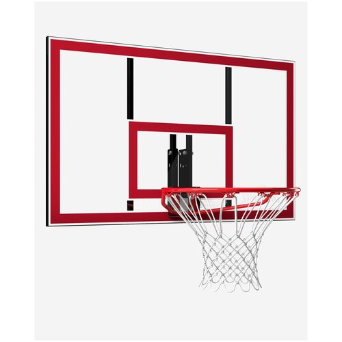 фото Баскетбольный щит с кольцом spalding combo - polycarbonate