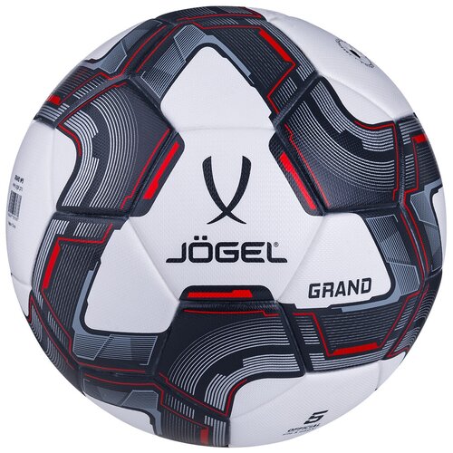 фото Мяч футбольный jogel grand размер №5, черный