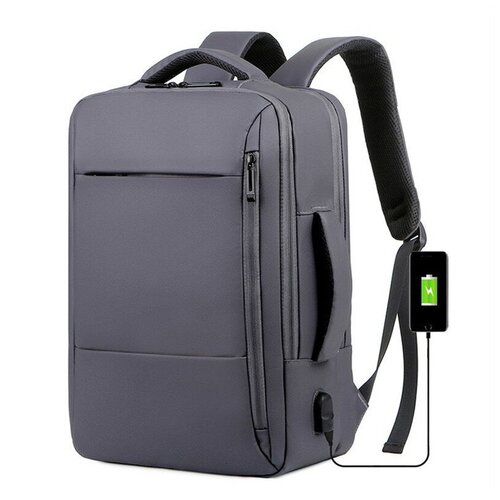 фото Wm рюкзак черный, рюкзак серый , сумка спортивная рюкзак городской, рюкзак женский, рюкзак мужской, ранец, сумка для ноутбука, рюкзак трансформер allbesty