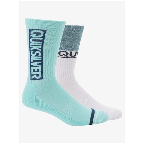 фото Набор носков quiksilver 2022-23 quik 2pk crew b m sock blue light