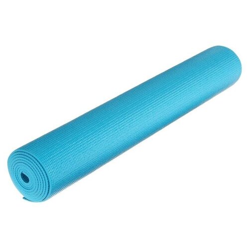 фото Коврик для йоги sangh yoga mat, 173х61х0.3 см голубой однотонный 0.7 кг 0.3 см