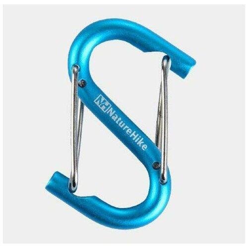 фото Карабин naturehike 2022 s-type aluminum alloy hanging sign buckle blue