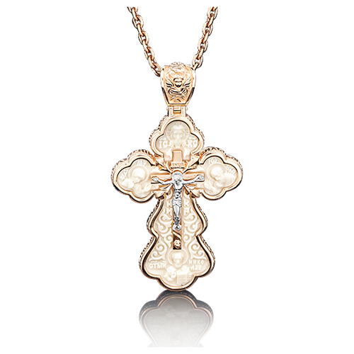 фото Подвеска platina jewelry из золота 585 пробы с бивнем мамонта