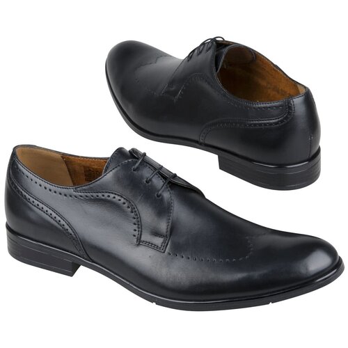 фото Кожаные мужские туфли черного цвета conhpol c-6826-0800-00s02 black