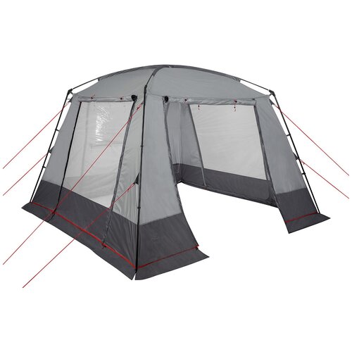 фото Шатер туристический trek planet breezy tent, 335 см х 335 см х 225 см, цвет: серый/т. cерый