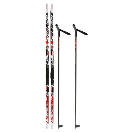 фото Комплект лыжный бренд цст "step", длина лыж 190 см, длина палок 150 (+/-5 см), крепление sns, цвет микс stc