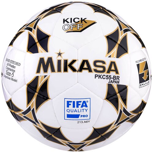 фото Мяч футбольный mikasa pkc55br-1, размер 5, арт.pkc55br-1