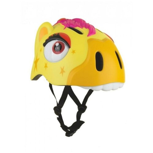 фото Шлем - crazy safety - размер s-m (49-55 см) - yellow zebra/желтая зебра - защитный - велосипедный - велошлем - детский