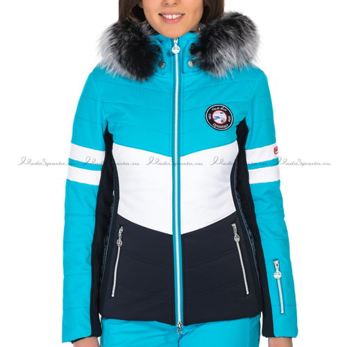 фото Куртка sportalm, размер 34, белый, голубой