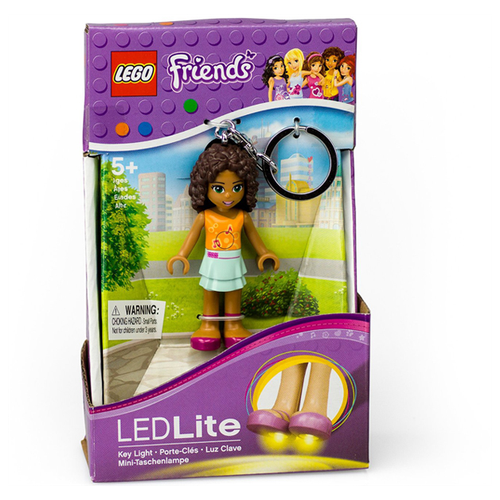 фото Брелок-фонарик для ключей lego friends - андреа lgl-ke22а