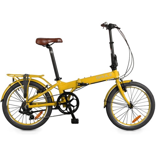 фото Складной велосипед shulz easy желтый