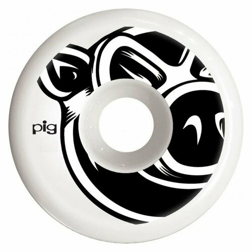 фото Колеса для скейтборда pig head c-line natural, размер 53 мм, жесткость 101a pig wheels