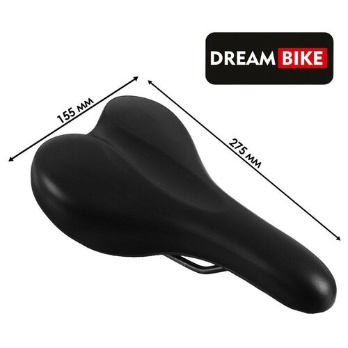 фото Dream bike седло dream bike, спорт-комфорт, цвет чёрный