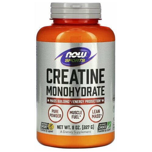 фото Креатин моногидрат now creatine monohydrate (227g.)