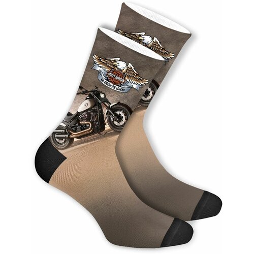 фото Мужские носки mimisocks, 1 пара, размер 41/43, мультиколор