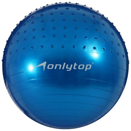 фото Мяч onlytop, гимнастический, массажный, диаметр 65 см, вес 1000 г, цвет микс onlitop