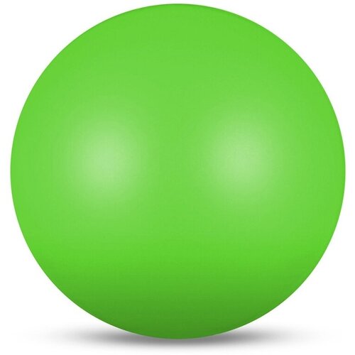 фото Мяч для художественной гимнастики indigo, in329-s, диаметр 19 см, пвх, салатовый металлик