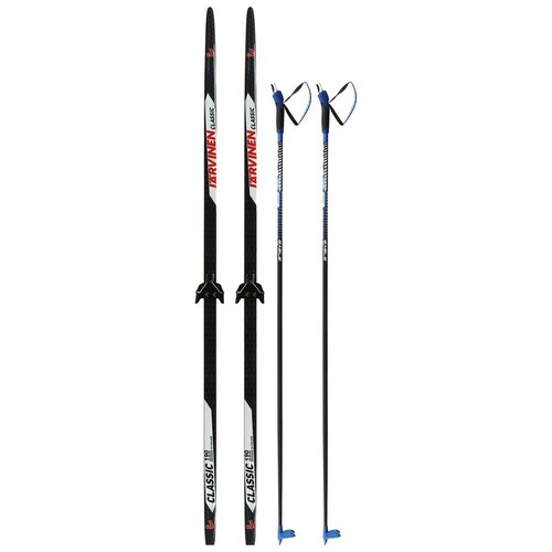 фото Комплект лыжный бренд цст, длина лыж 190 см, длина палок 150 (+/-5 см), крепление nn75 мм, цвет микс