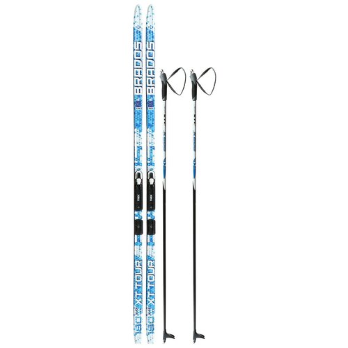 фото Комплект лыжный бренд цст, длина лыж 180 см, длина палок 140 (+/-5 см), крепление nnn, цвет микс recom