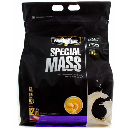 фото Гейнер maxler special mass gainer, 5450 г, банановый крем