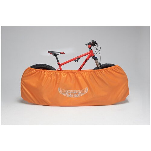 фото Велоангар №12 чехол надевашка для велосипеда m оранжевый veloangar