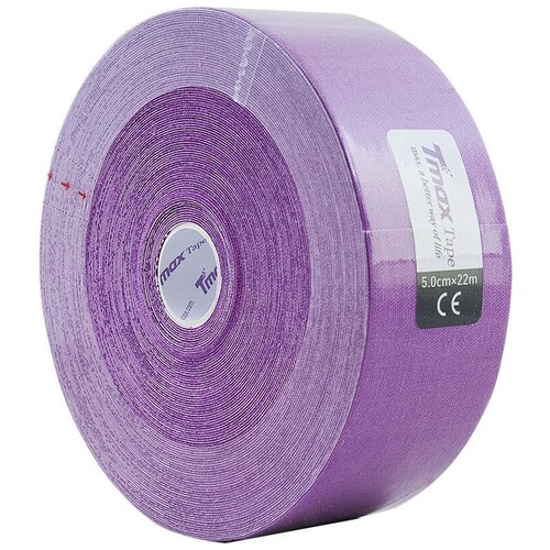 фото Тейп кинезиологический tmax 22m extra sticky lavender (5 см x 22 м), арт. 423297, фиолетовый