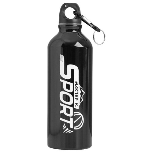 фото Фляжка-бутылка для воды "мастер к.", 500 мл, 20 x 6 см, черная