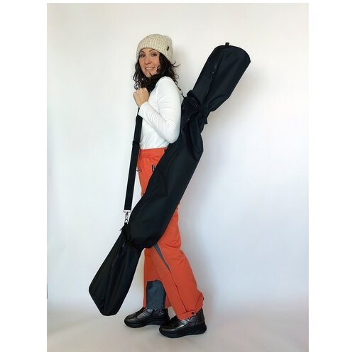 фото Чехол для горных лыж case for scooter на 1 пару, лыжный чехол, лыжная сумка, черный, 170 см