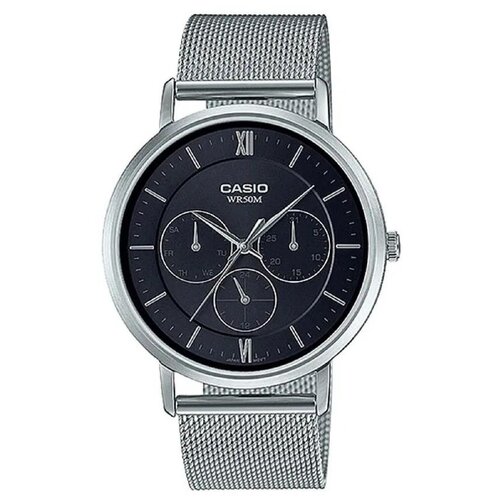 фото Наручные часы casio наручные часы casio mtp-b300m-1a, серебряный, черный