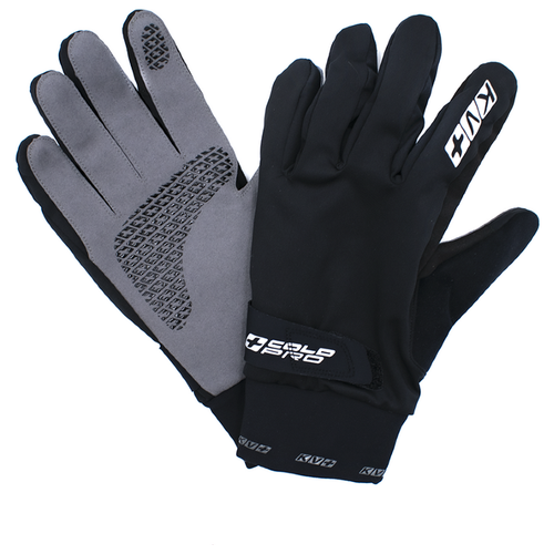 фото Kv+ перчатки cold pro cross country gloves black, размер m