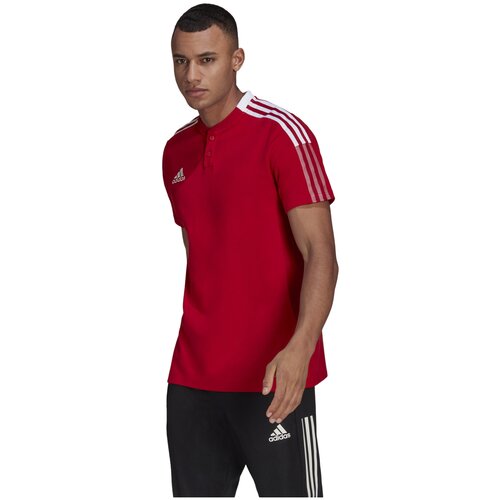 фото Поло adidas для мужчин, размер s красный