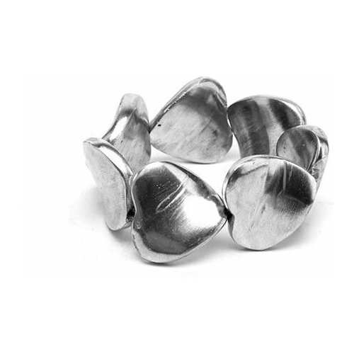 фото Итальянский алюминиевый браслет vestopazzo выполненный из сердечек