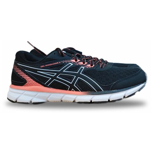 фото Кроссовки asics, размер 7us (38eu), черный, розовый