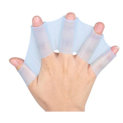 фото Силиконовые перчатки-ласты для рук, размер l регарт