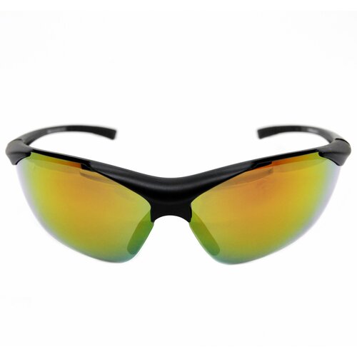 фото Солнцезащитные очки popular romeo, овальные, спортивные, ударопрочные, поляризационные, с защитой от уф, зеркальные, устойчивые к появлению царапин, черный