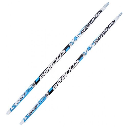 фото Лыжи беговые stc, дерево-пластик, р.170, step, синие