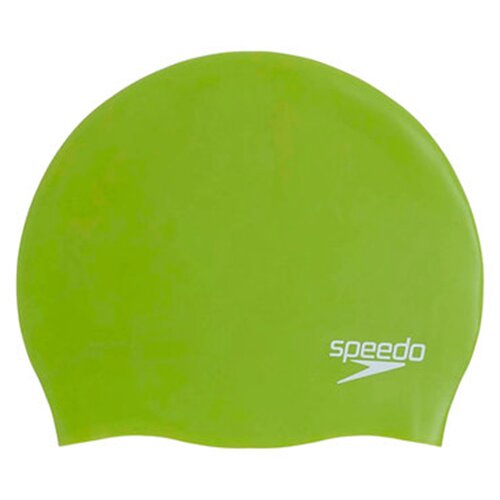 фото Speedo шапочка для плавания speedo moulded silc, силикон салатовый