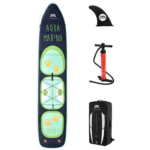 фото Сапборд туринговый aqua marina super trip tandem 14'0" 427x86x15 см (sup, насос)