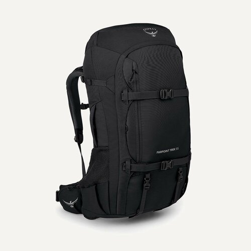 фото Osprey рюкзак farpoint trek pack 55 black, 55 л