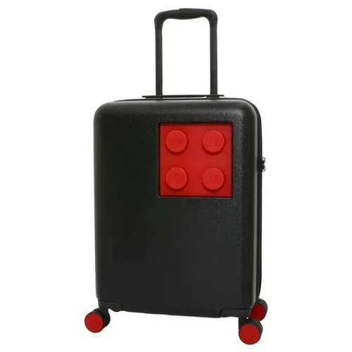 фото 20152-1963 чемодан lego brick 2x2 black/red (20")