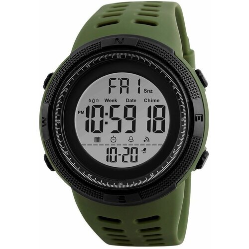 фото Часы skmei 1251 white green часы спортивные мужские водонепроницаемые