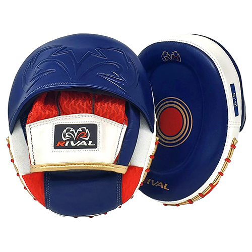 фото Боксерские лапы rival rpm80 impulse punch mitts navy (l/xl)