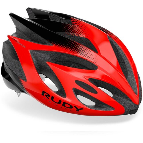 фото Шлем rudy project rush red - black shiny, велошлем, размер l