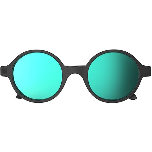 фото Солнцезащитные очки ki et la, круглые, оправа: пластик, черный