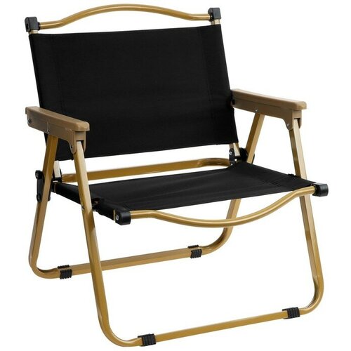 фото Кресло складное туристическое, р. 52 х 43 х 61 см, цвет чёрный
