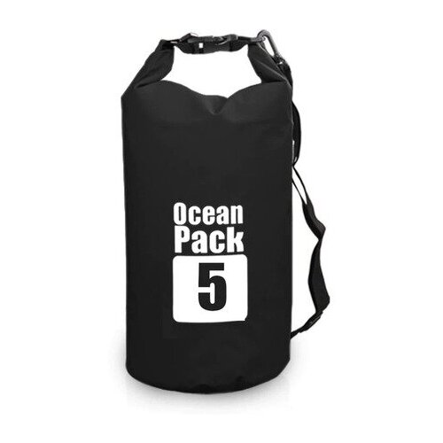 фото Водонепроницаемый непромокаемый гермомешок рюкзак ocean pack 5 литров (синий) fixlike